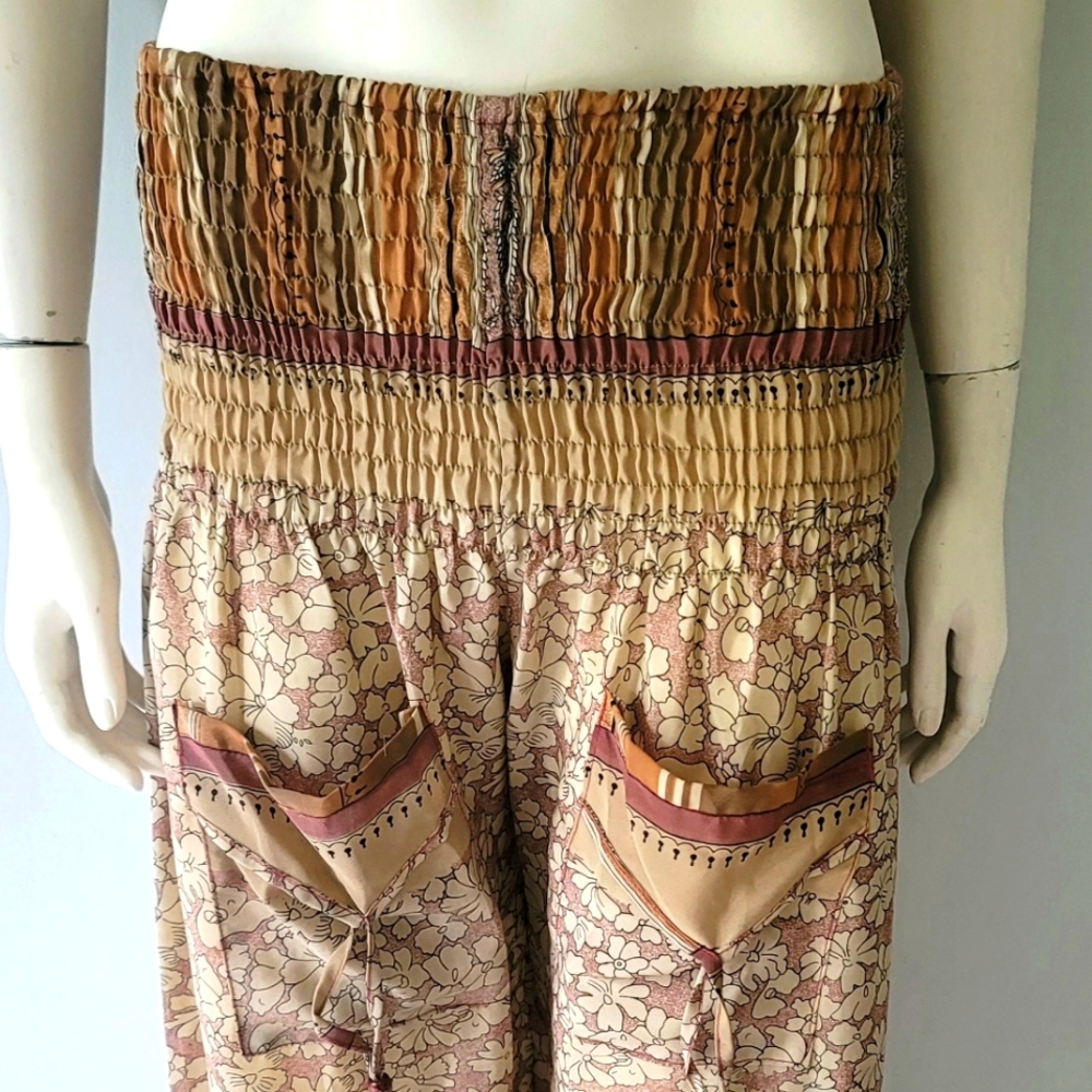 Silk Genie Floral Pants